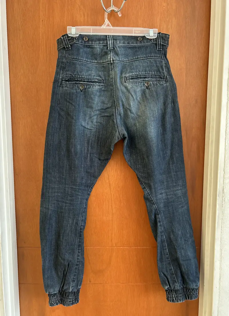 Pantalón Topman Skinny Carrot azul oscuro - Imagen 2