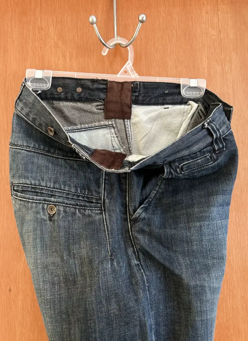Pantalón Topman Skinny Carrot azul oscuro - Imagen 5
