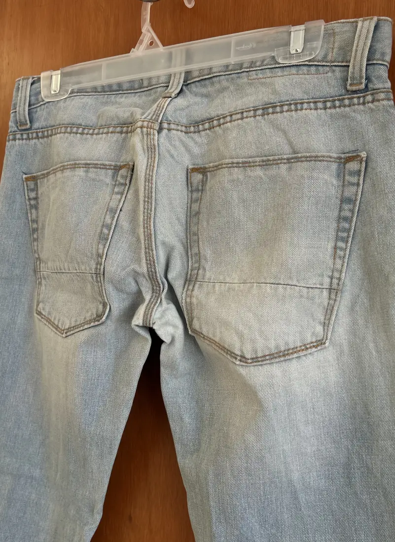 Pantalón Topman Skinny denim azul claro - Imagen 4