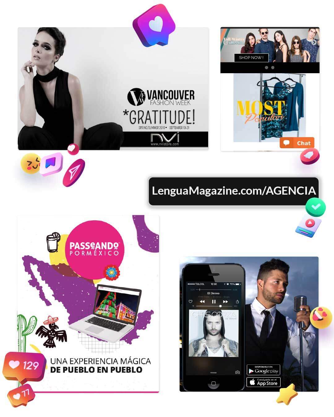 Agencia de Mercadotecnia Digital Lengua Magazine guadalajara jalisco mexico